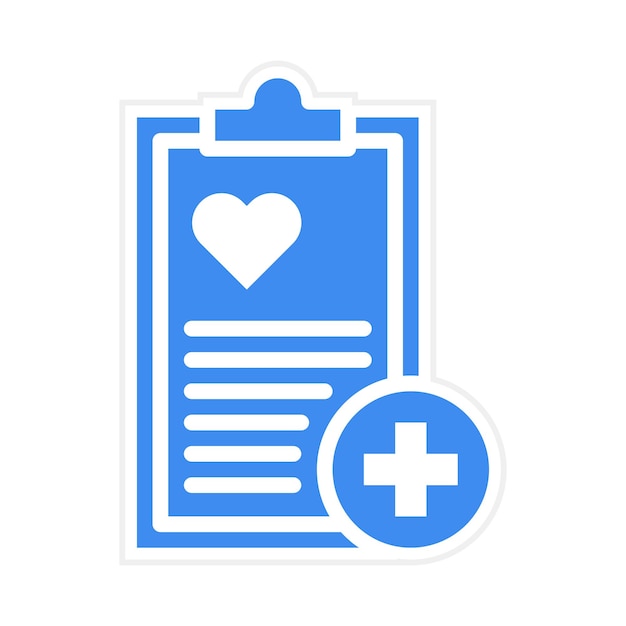 Imagen vectorial de iconos de datos relativos a la salud Puede utilizarse para el cumplimiento y la regulación