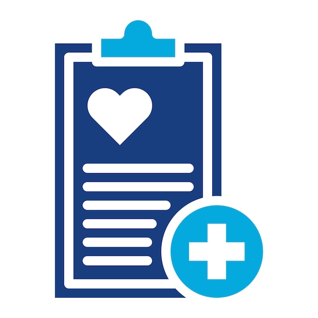 Imagen vectorial de iconos de datos relativos a la salud Puede utilizarse para el cumplimiento y la regulación