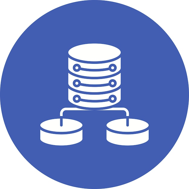 Imagen vectorial de íconos de datos semiestructurados Se puede utilizar para Big Data