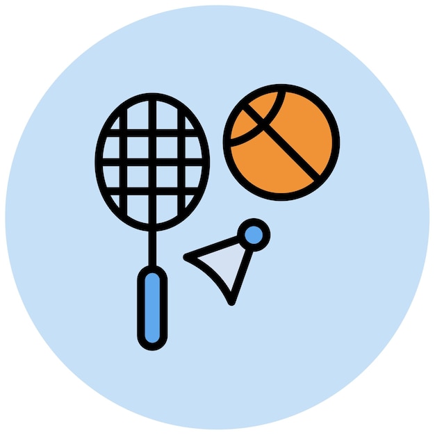 Imagen vectorial de íconos deportivos Se puede utilizar para el comercio electrónico de juegos
