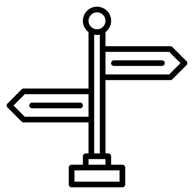 Imagen vectorial de iconos de direcciones Puede utilizarse para la arqueología
