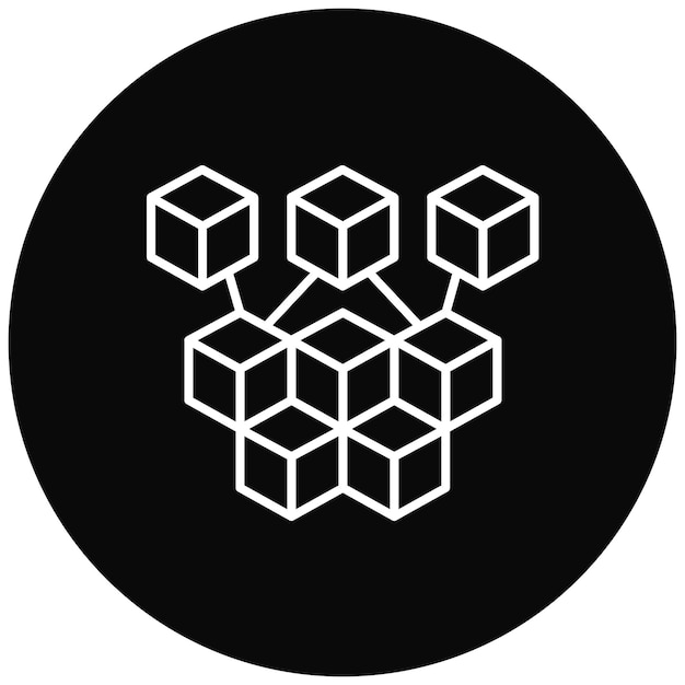 Imagen vectorial de íconos de diseño modular Puede utilizarse para Economía