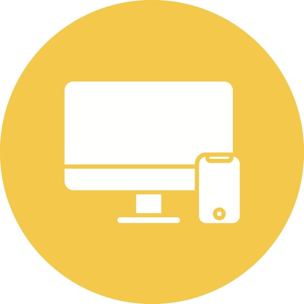 Imagen vectorial de íconos de diseño web responsivo Se puede usar para UX e UI
