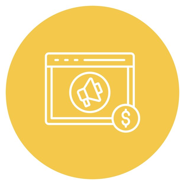 Imagen vectorial de íconos de disparadores de compra Se puede utilizar para la tecnología de marketing