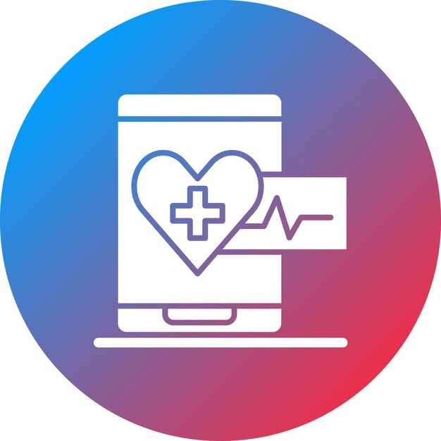 Imagen vectorial de iconos de dispositivos médicos Se puede utilizar para el comercio electrónico médico