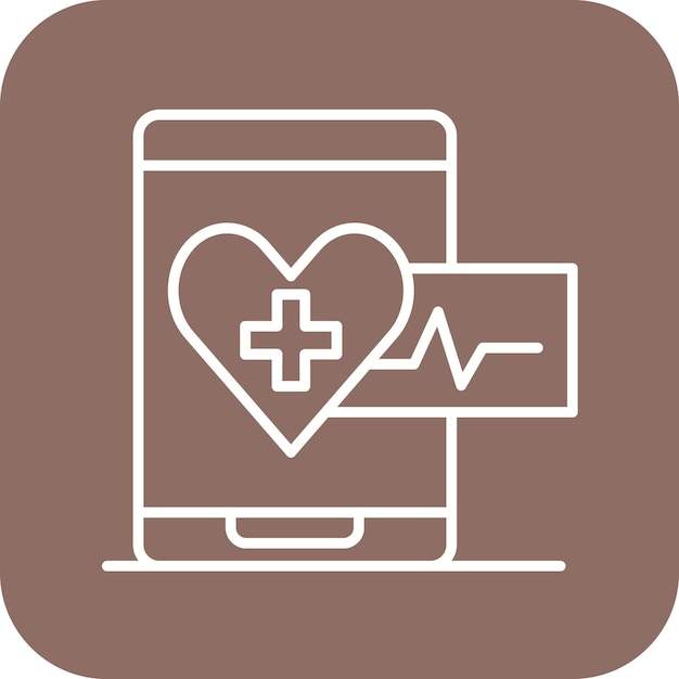 Imagen vectorial de iconos de dispositivos médicos Se puede utilizar para el comercio electrónico médico