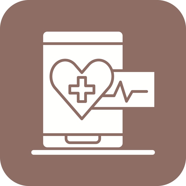 Imagen vectorial de iconos de dispositivos médicos Se puede utilizar para el comercio electrónico médico
