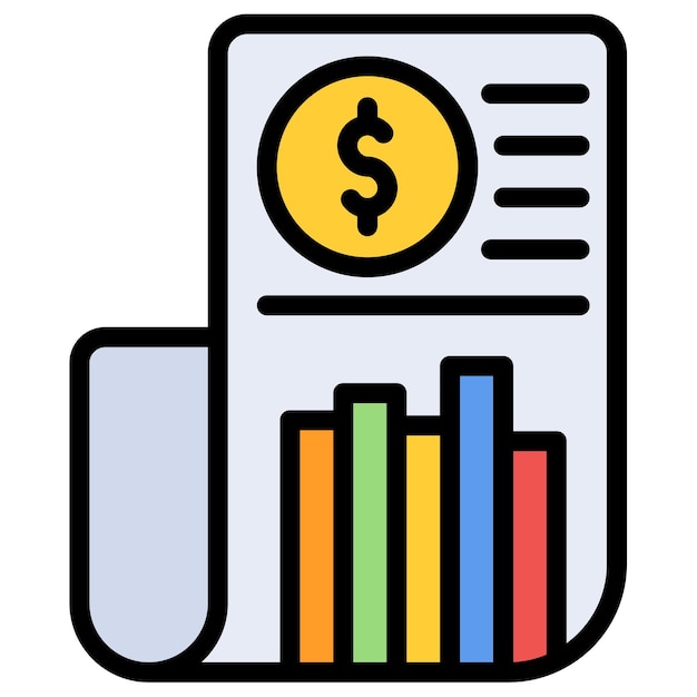 Imagen vectorial de íconos de documentación empresarial Se puede utilizar para documentos y archivos