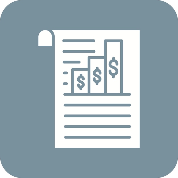 Imagen vectorial de íconos de documentos comerciales Se puede utilizar para negocios y oficinas