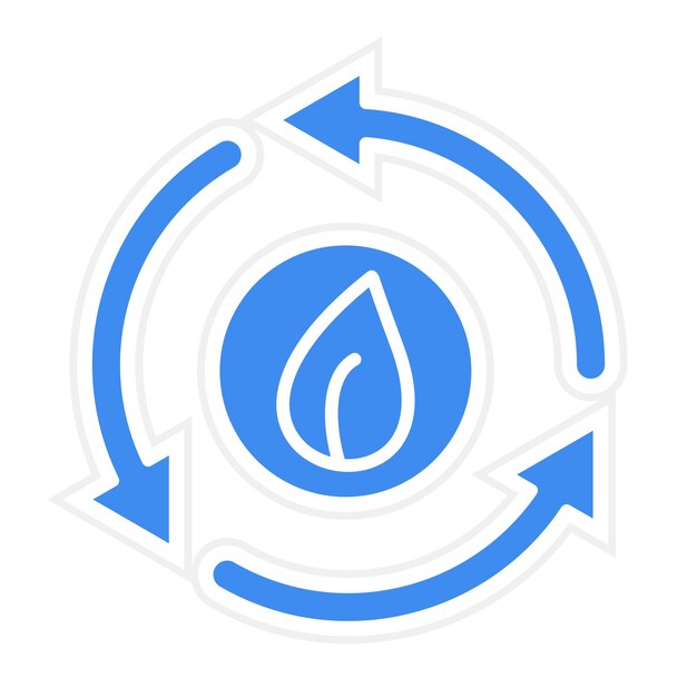 Imagen vectorial de íconos ecológicos Puede utilizarse para productos ecológicos