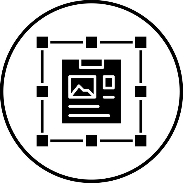 Imagen vectorial de íconos editoriales Se puede utilizar para el periodismo