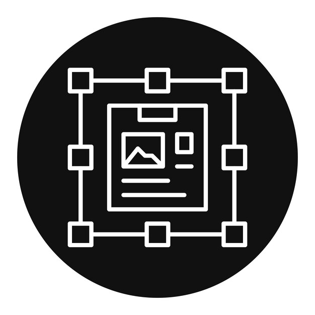 Imagen vectorial de íconos editoriales Se puede utilizar para el periodismo