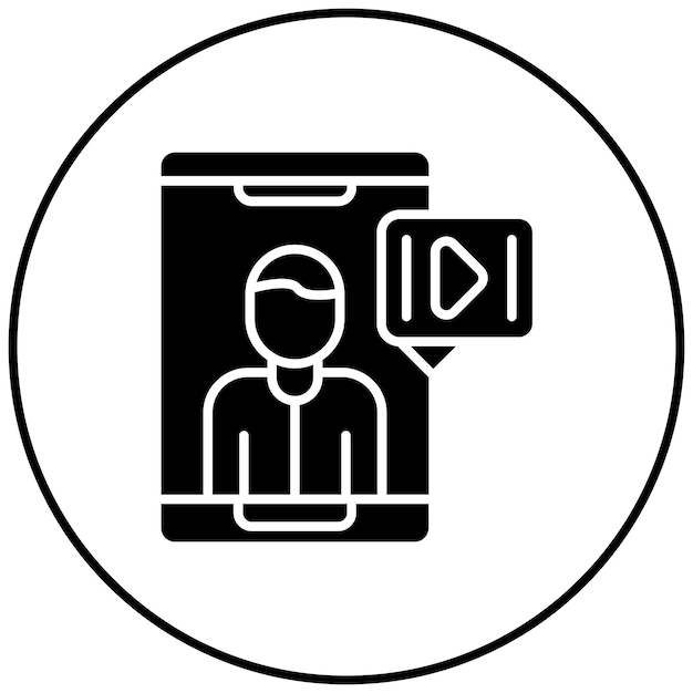 Imagen vectorial de íconos de educación en línea Se puede usar para Untact World