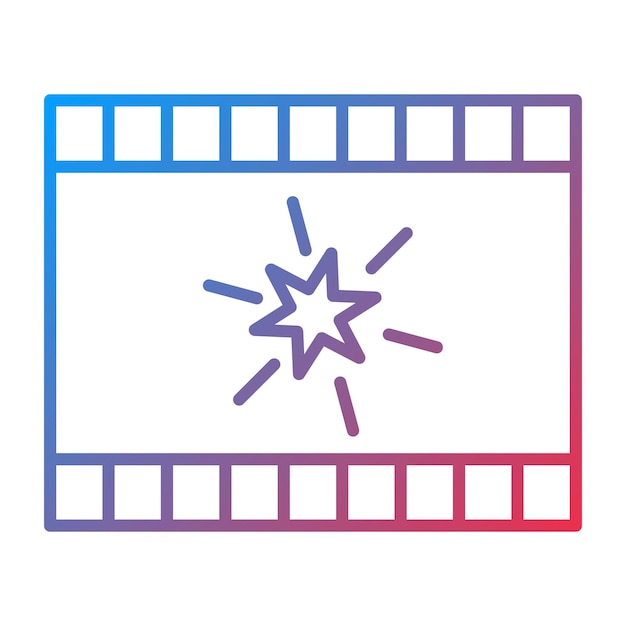 Imagen vectorial de iconos de efectos especiales Se puede utilizar para la producción de video