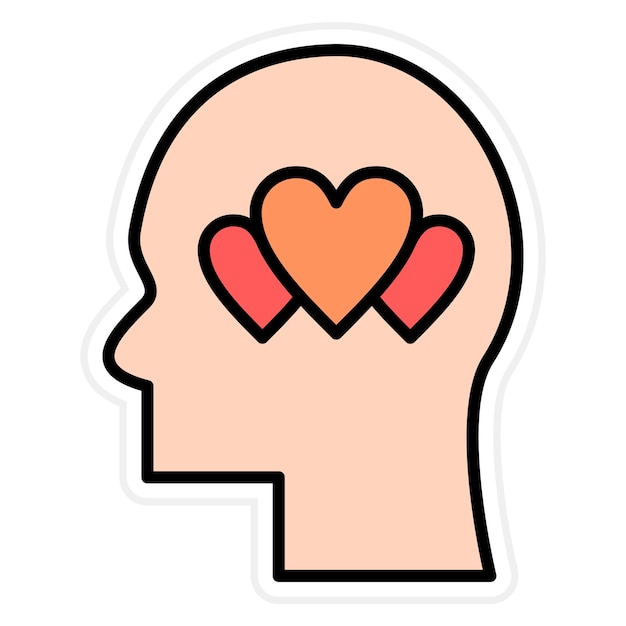 Imagen vectorial de iconos emocionales puede usarse para la salud mental