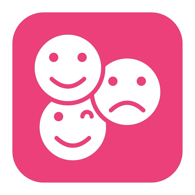 Imagen vectorial de iconos de emoticones Se puede usar para transmisión en vivo