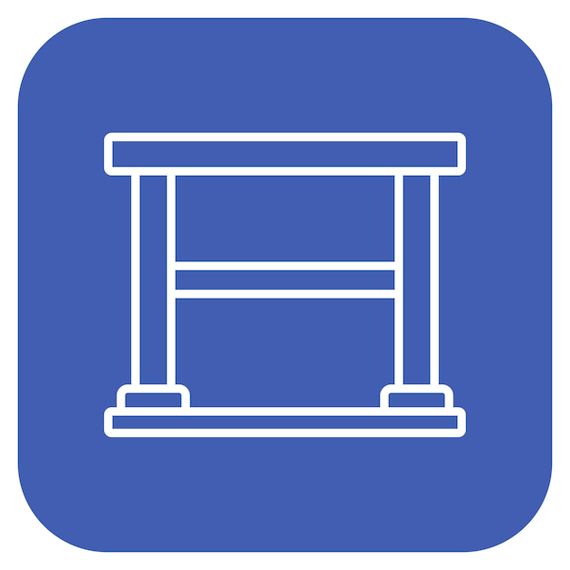 Imagen vectorial de íconos de escritorio de pie Puede utilizarse para Office