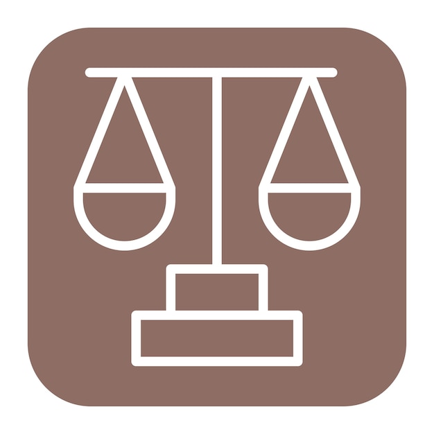 Imagen vectorial de íconos de ética legal Se puede utilizar para servicios legales
