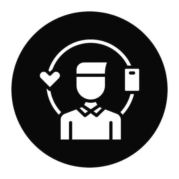 Imagen vectorial de iconos de la generación del milenio Se puede usar para Generation Gap