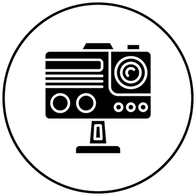 Imagen vectorial de íconos de Go Pro Se puede usar para viajes