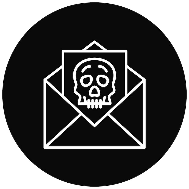 Imagen vectorial de íconos hackeados por correo electrónico Puede usarse para Seguridad Cibernética
