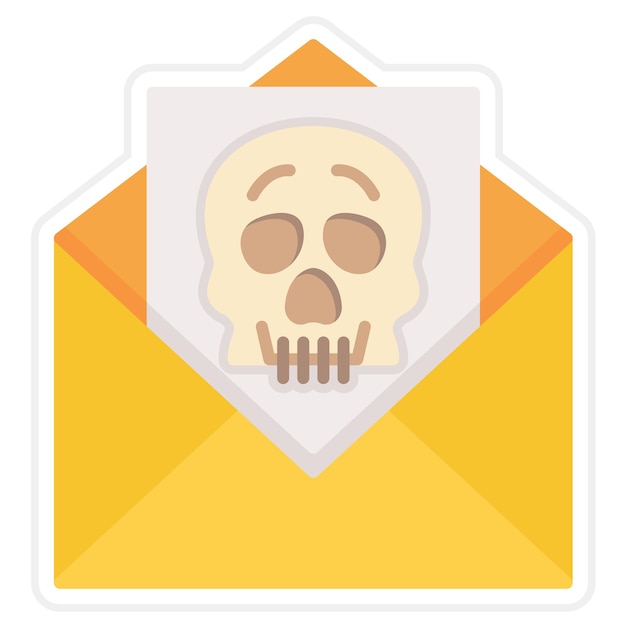 Imagen vectorial de íconos hackeados por correo electrónico Puede usarse para Seguridad Cibernética