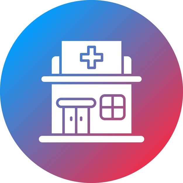 Imagen vectorial de iconos de Healthcare Marketplace Se puede utilizar para el comercio electrónico médico