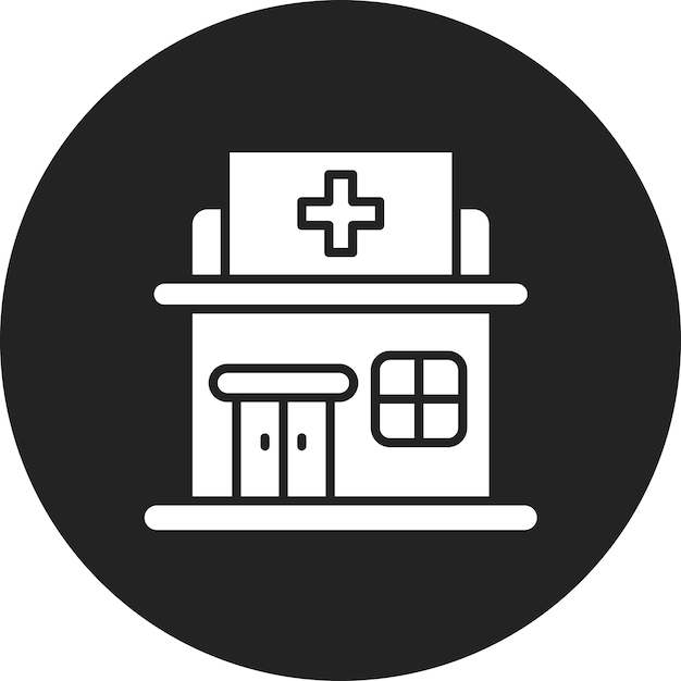 Imagen vectorial de iconos de Healthcare Marketplace Se puede utilizar para el comercio electrónico médico