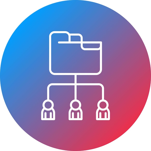 Imagen vectorial de íconos HR impulsada por datos Puede utilizarse para Recursos Humanos