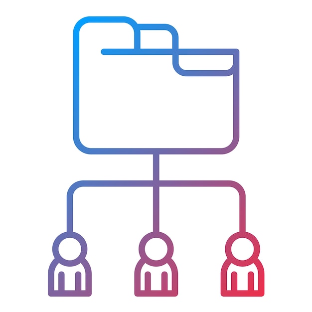 Imagen vectorial de íconos HR impulsada por datos Puede utilizarse para Recursos Humanos