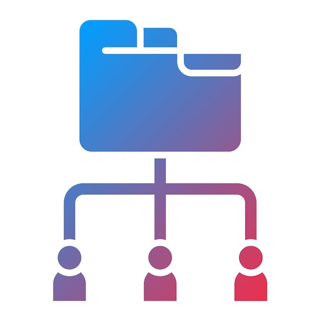 Imagen vectorial de íconos HR impulsada por datos Puede utilizarse para Recursos Humanos