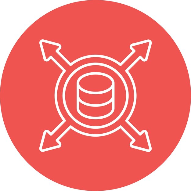 Imagen vectorial de íconos impulsada por datos Se puede usar para UX e UI