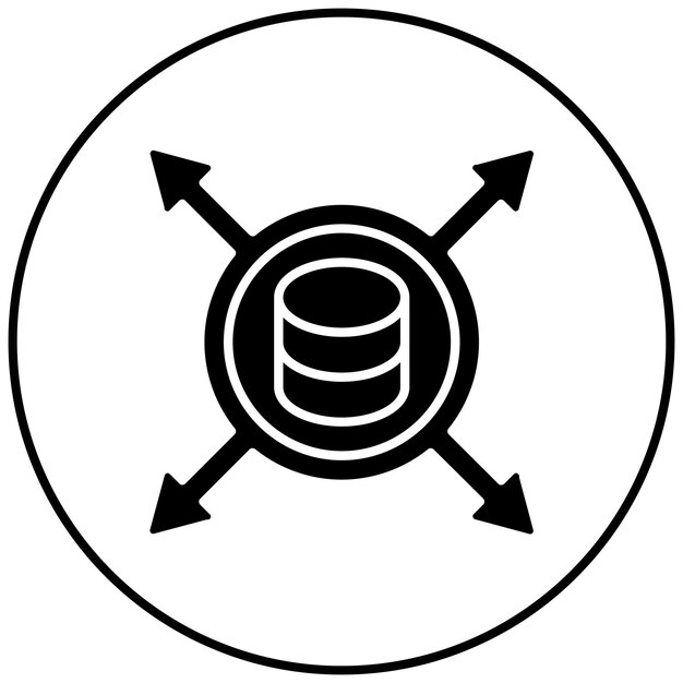 Imagen vectorial de íconos impulsada por datos Se puede usar para UX e UI