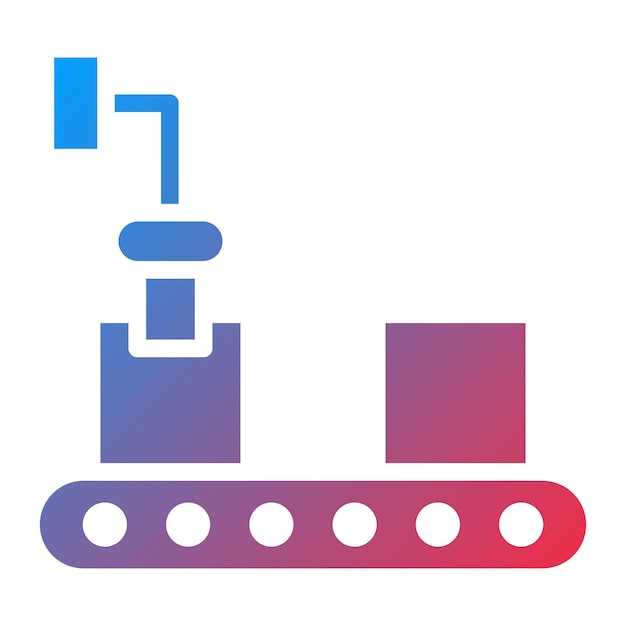 Imagen vectorial de iconos de la industria automotriz Se puede utilizar para la industria