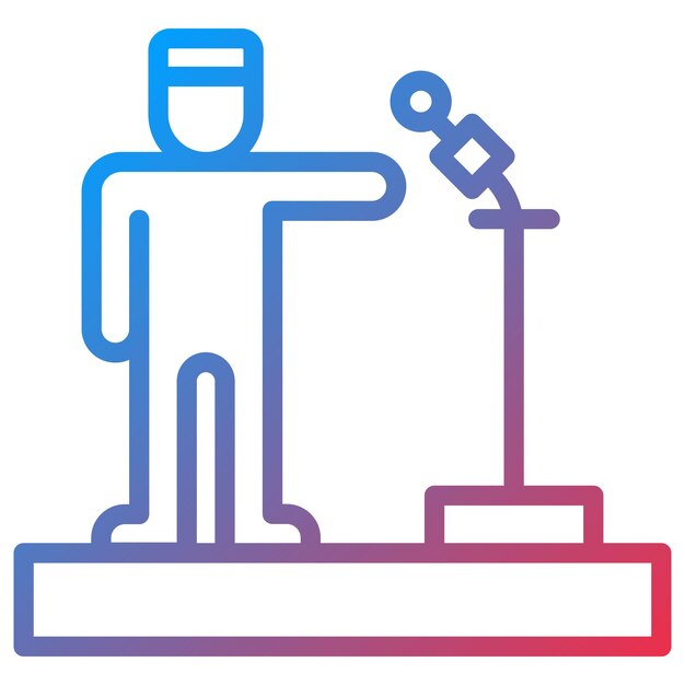 Imagen vectorial de íconos de la industria del entretenimiento Se puede utilizar para la industria