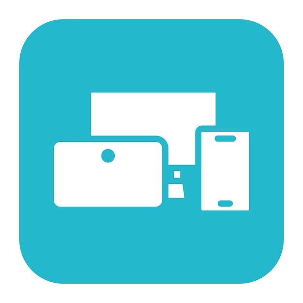 Imagen vectorial de íconos de la industria informática Se puede utilizar para la industria