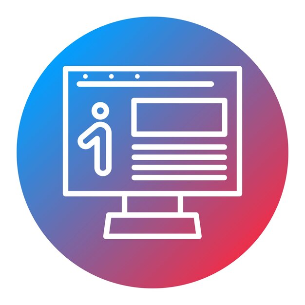 Imagen vectorial de íconos de información digital Puede utilizarse para los nuevos medios