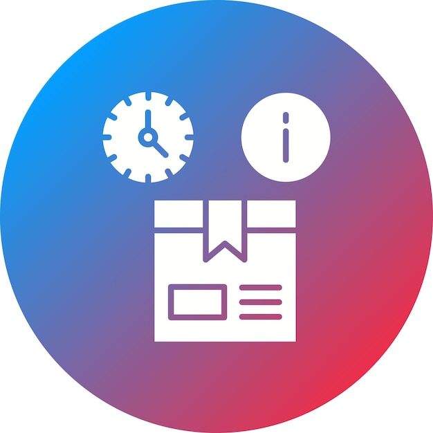 Imagen vectorial de iconos de información de inventario en tiempo real Se puede utilizar para el comercio electrónico médico