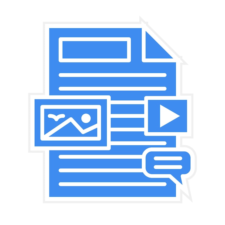 Vector imagen vectorial de iconos de información no estructurada puede utilizarse para alojamiento web