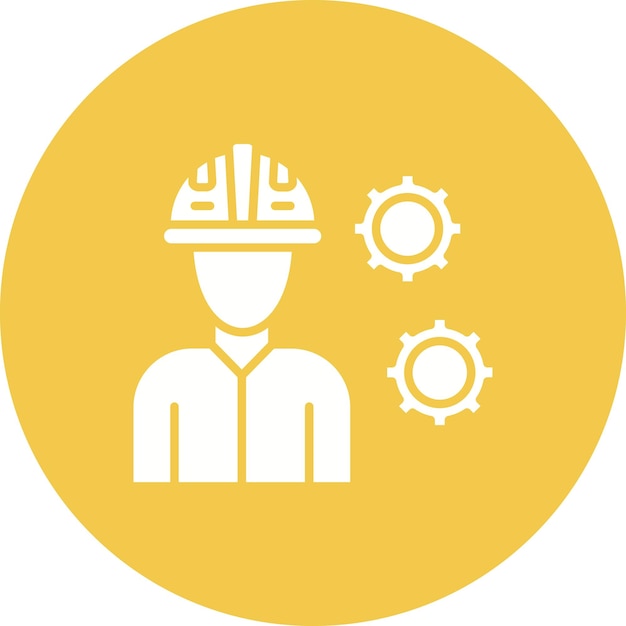 Imagen vectorial de íconos de ingeniería Se puede utilizar para negocios y finanzas