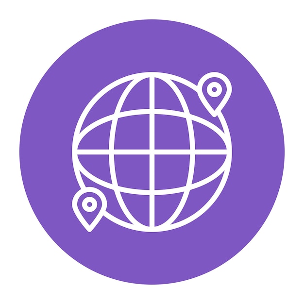 Imagen vectorial de iconos internacionales Puede utilizarse para la ciencia de datos