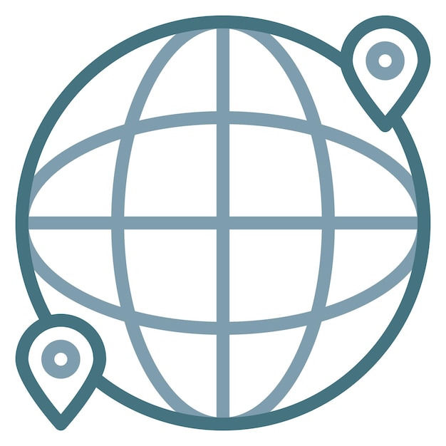 Imagen vectorial de iconos internacionales Puede utilizarse para la ciencia de datos