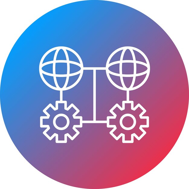 Imagen vectorial de íconos de Internet de las Cosas Se puede utilizar para Internet de las cosas