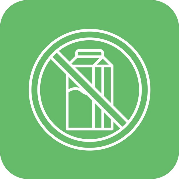 Imagen vectorial de iconos de intolerancias alimentarias Se puede utilizar para hacer dieta