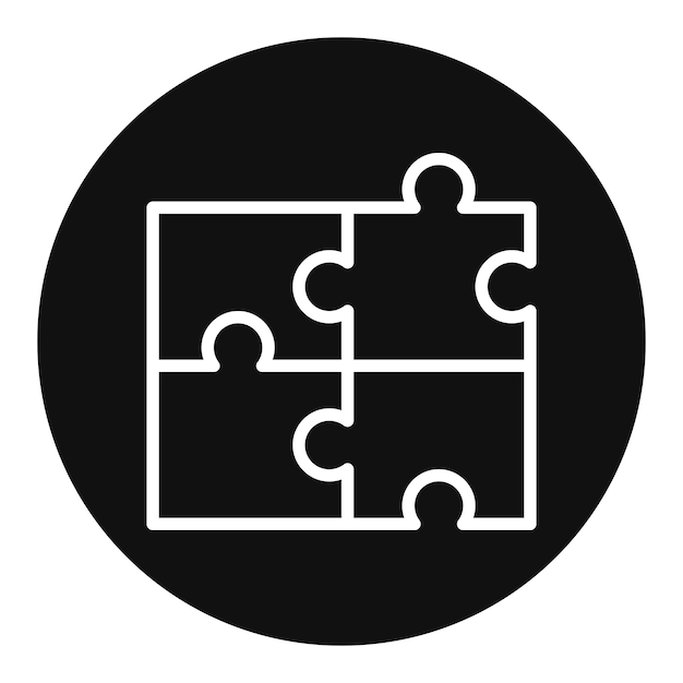 Imagen vectorial de iconos de juegos y rompecabezas Se puede utilizar para el cuidado de ancianos
