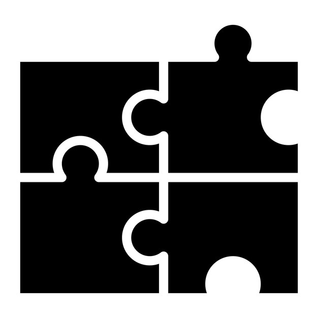 Imagen vectorial de iconos de juegos y rompecabezas Se puede utilizar para el cuidado de ancianos