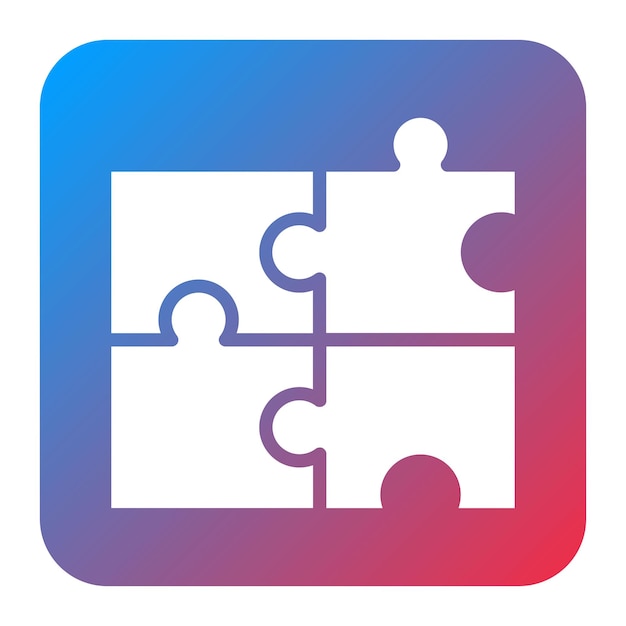 Imagen vectorial de iconos de juegos y rompecabezas Se puede utilizar para el cuidado de ancianos
