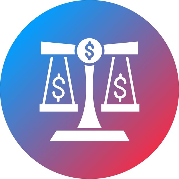 Imagen vectorial de íconos de leyes comerciales Se puede utilizar para negocios y finanzas
