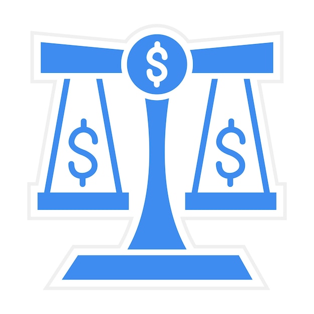 Imagen vectorial de íconos de leyes comerciales Se puede utilizar para negocios y finanzas