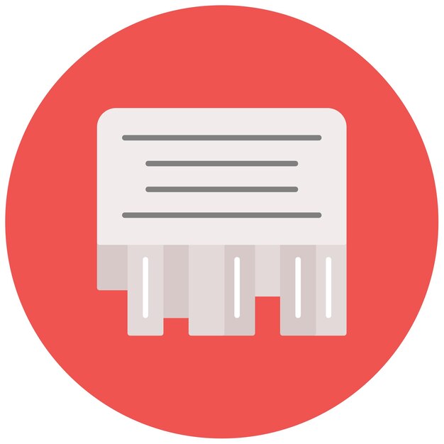 Imagen vectorial de íconos de listados clasificados Se puede utilizar para marketing